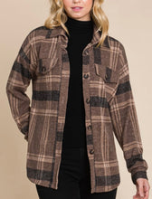 Load image into Gallery viewer, Brown Flannel Top
