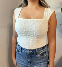 Load image into Gallery viewer, Textured Knit Crop Top
