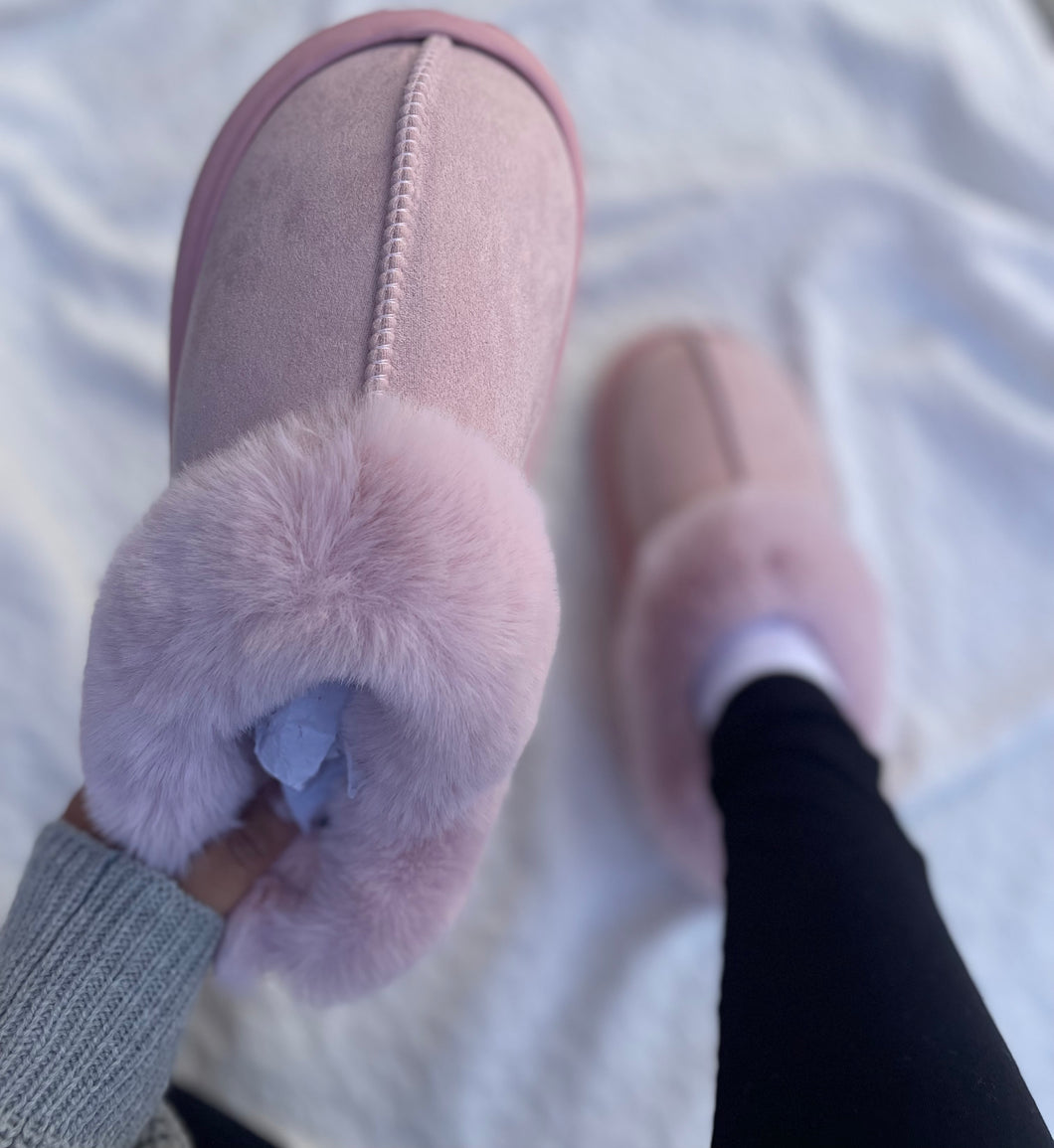 Blush Pink Slippers