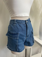 Load image into Gallery viewer, Cargo Denim Shorts
