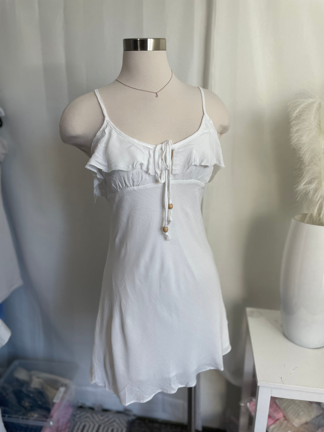 Babydoll Dress - White