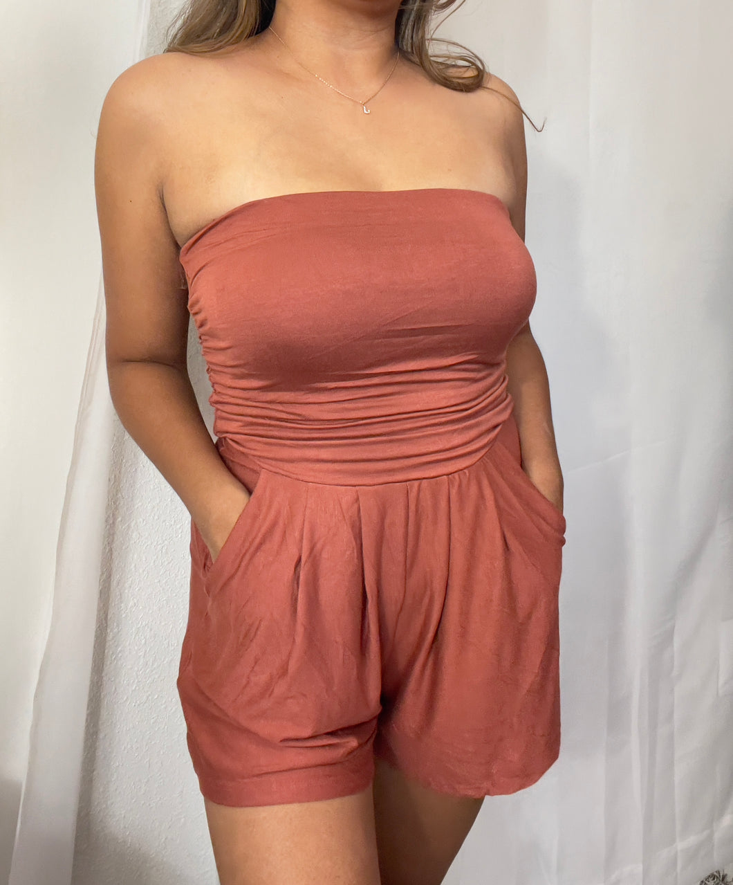 Summer Romper - Rust