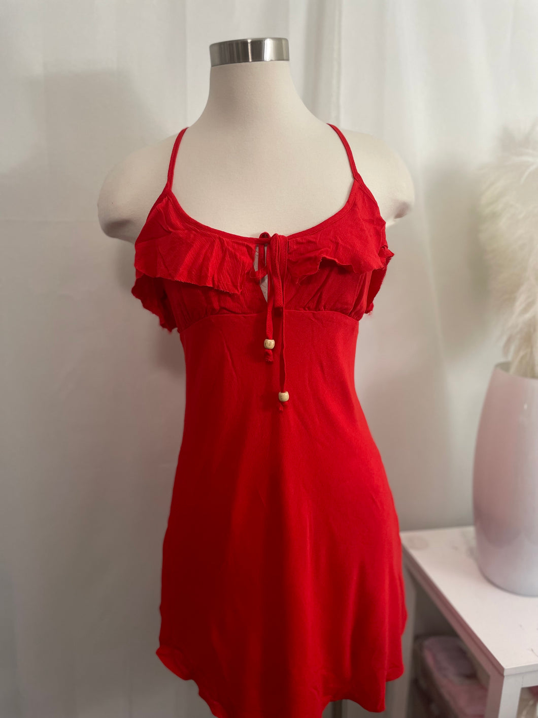 Babydoll Dress - Red