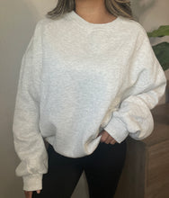 Load image into Gallery viewer, Oversized Crewneck - Heather Gray

