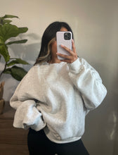 Load image into Gallery viewer, Oversized Crewneck - Heather Gray

