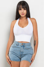 Load image into Gallery viewer, Halter Top White

