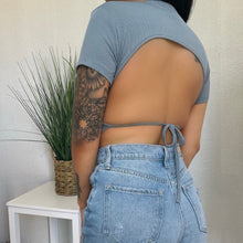 Load image into Gallery viewer, Backless Top - Blue
