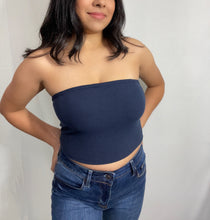 Load image into Gallery viewer, Navy Tube Top
